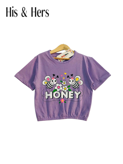 HONEY Purple T-Shirt Girls 121