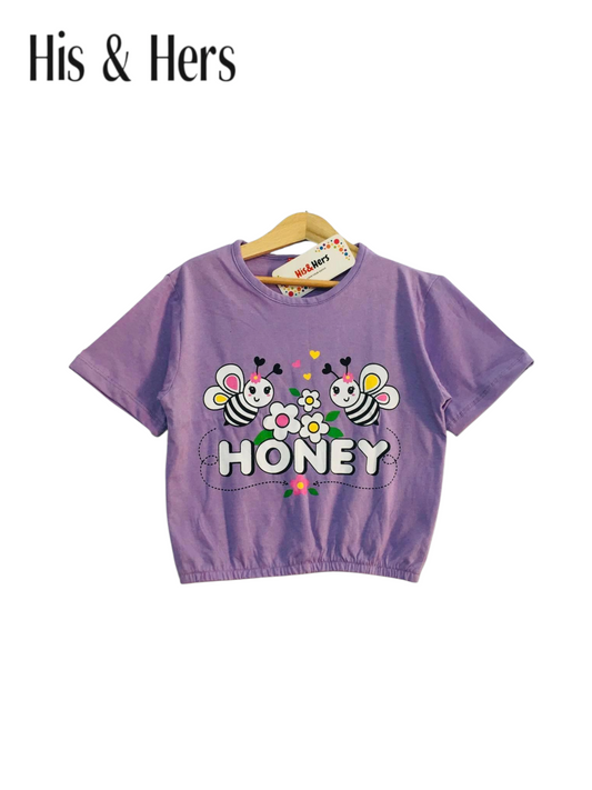 HONEY Purple T-Shirt Girls 121