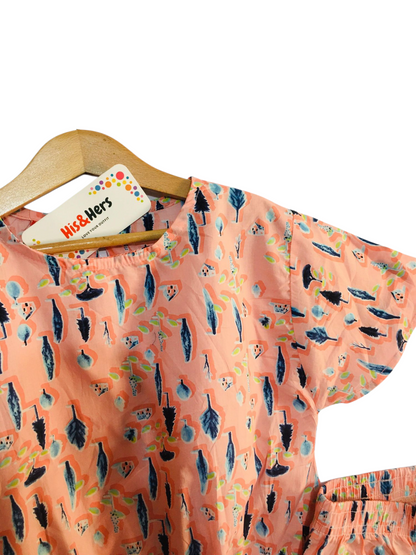 Blue Feather Pink Skate Fish Girls 231