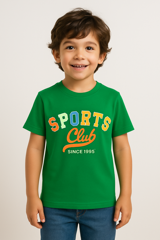 Sports Club Green T-Shirt Boys 440