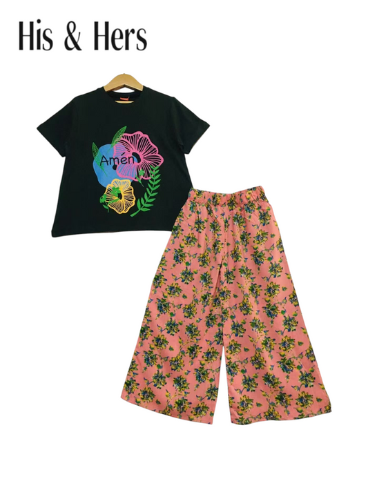 Amén Dark Green T-Shirt & Flapper