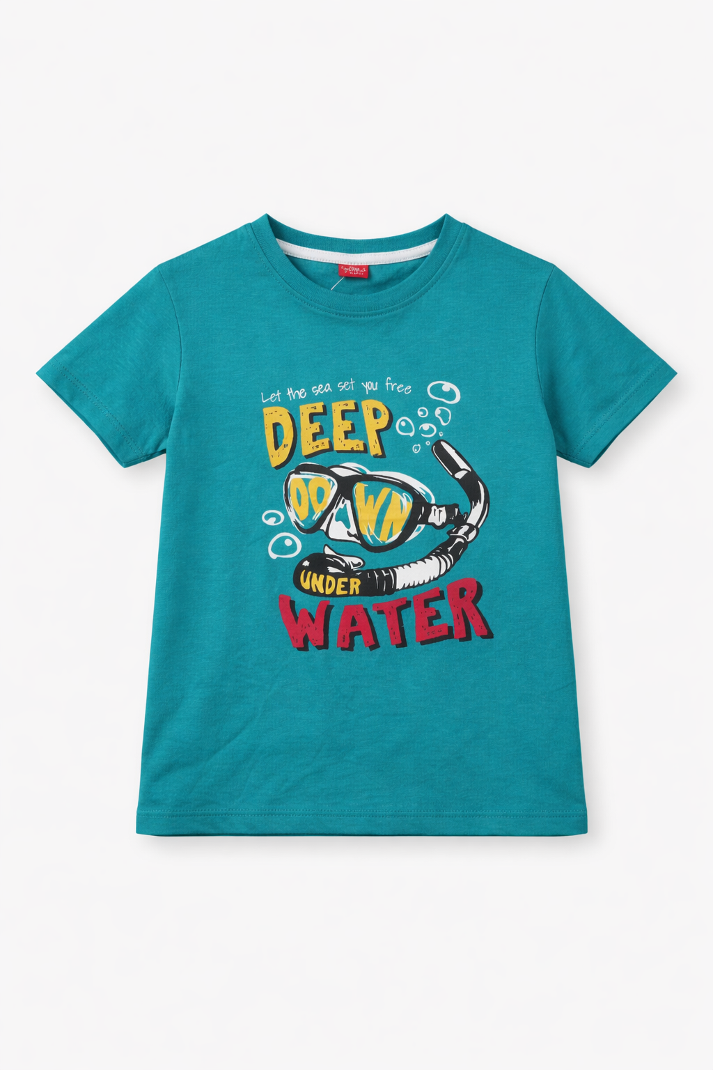 Goggles Printed Blue T-Shirt