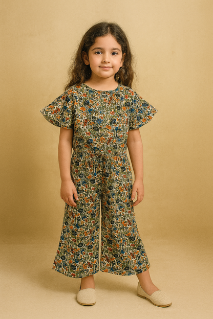 Veetzie Floral Print Skate Fish Girls