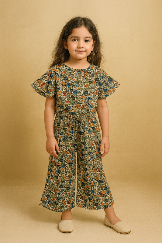 Veetzie Floral Print Skate Fish Girls