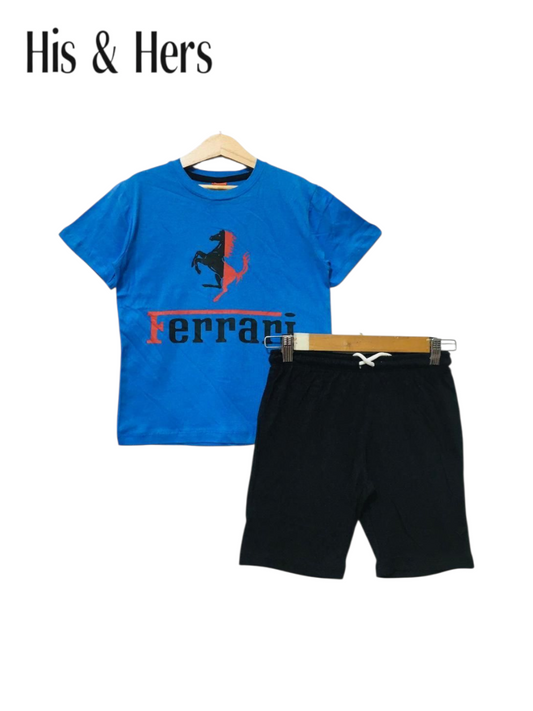 Ferrari Blue Nicker Suit Boys 451