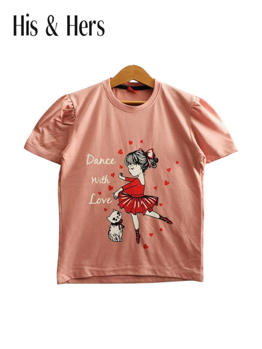 Dance With Love  T-Shirt  Girls 219