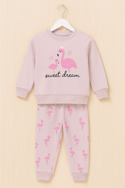 Flamingo Sweet Dream Pink Tracksuit Girls 411