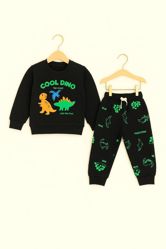 COOL DINO Black Kids Tracksuit 288