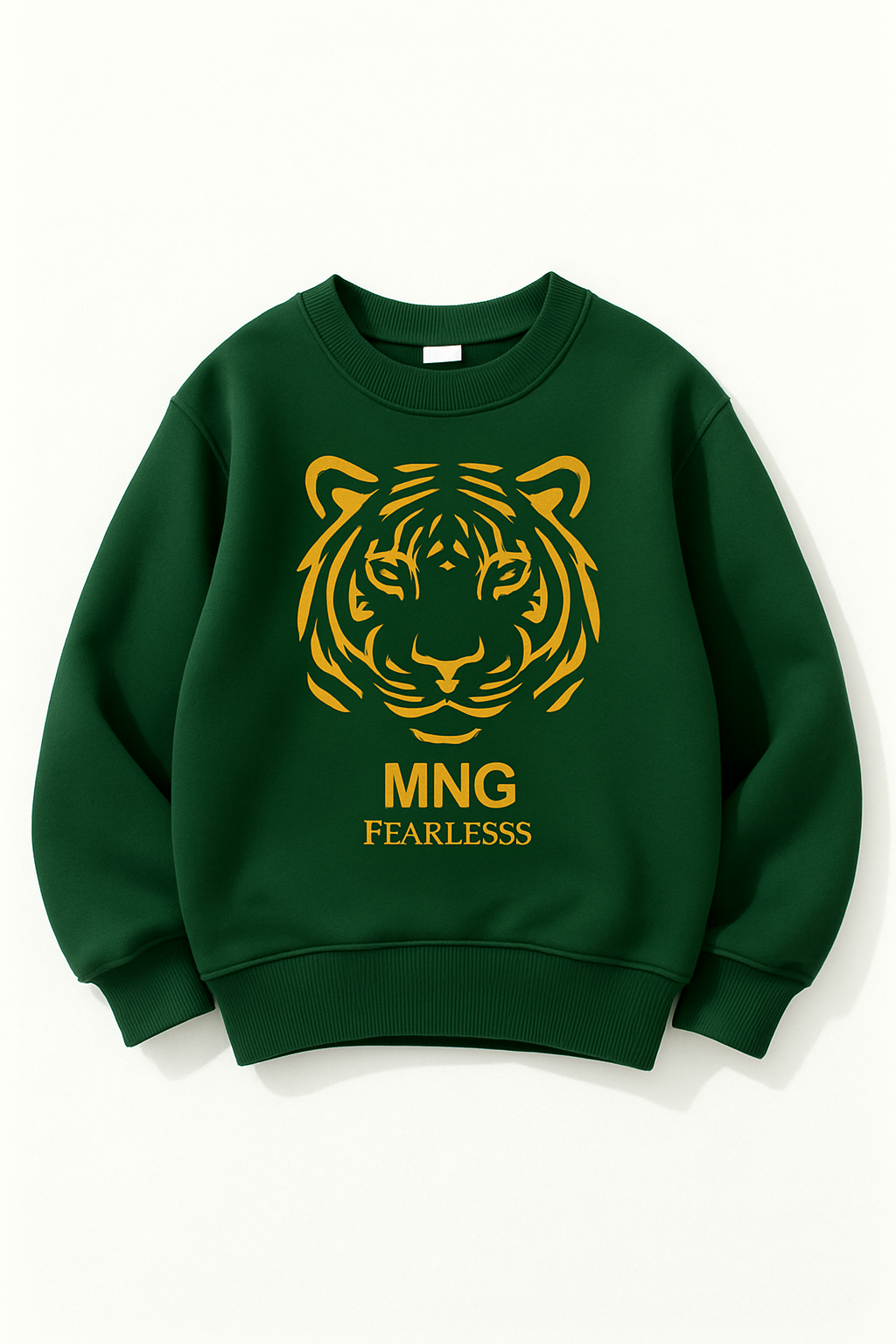 Tiger Print Dark Green Sweatshirt Boys 274