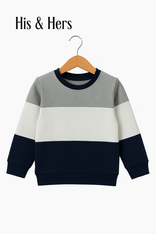 Grey White Navy Sweatshirt Boys 429