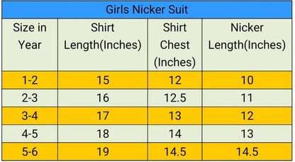 Sun Shine and Smile Printed Dark  Nicker Suit Girls